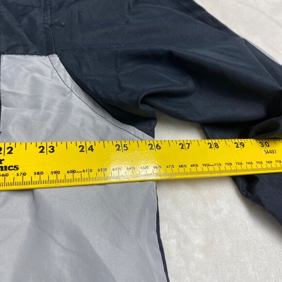 Nike 600‎ Mens Windbreaker Jacket Black & Gray XL Winter Warm - Picture 8 of 13